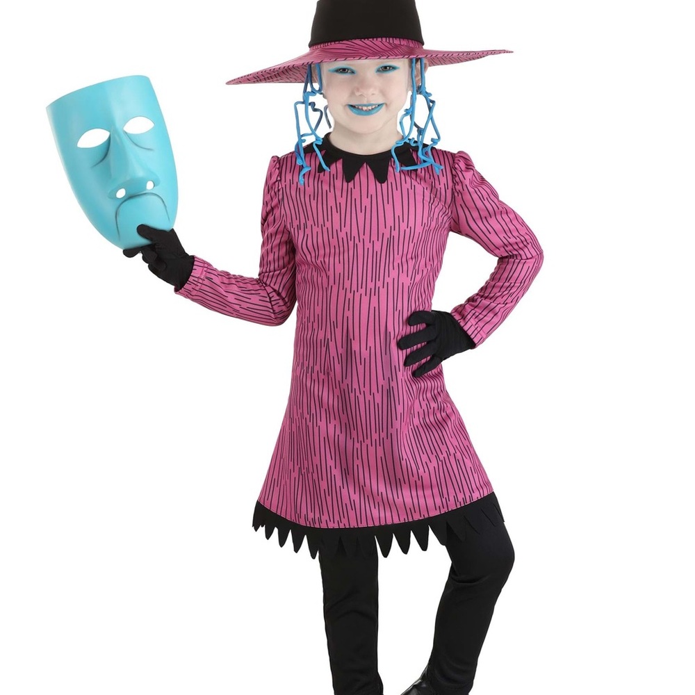 Shock - Pink and Black Witch Costume toddler 3T/4T - Nightmare Before Christmas